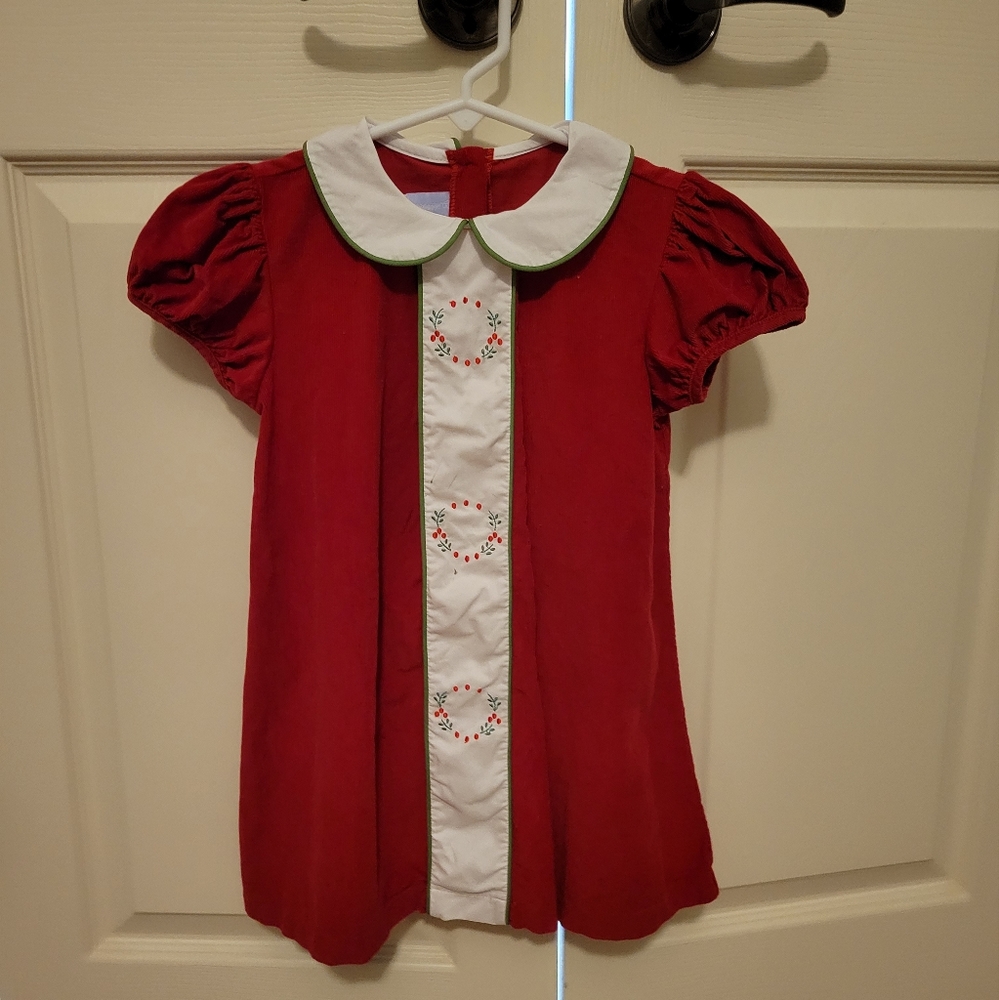 bella bliss Red and White Kids Dress
